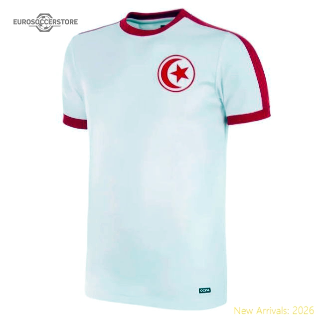 Tunisia 1980s Retro Football Shirt - Economical - Official Design