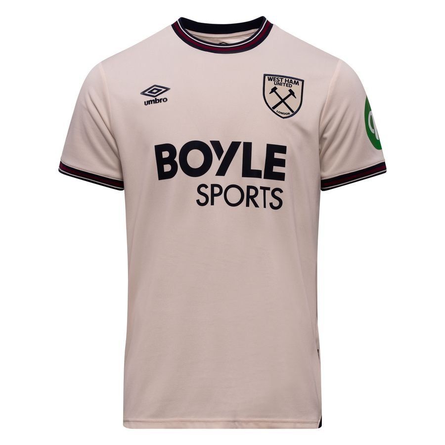 West Ham Away Shirt 2025/26 Supporter Version In Multiple Adult Sizes