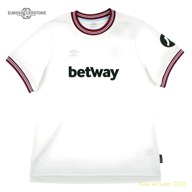 High-quality 2023-2024 West Ham United Away Shirt (ladies)