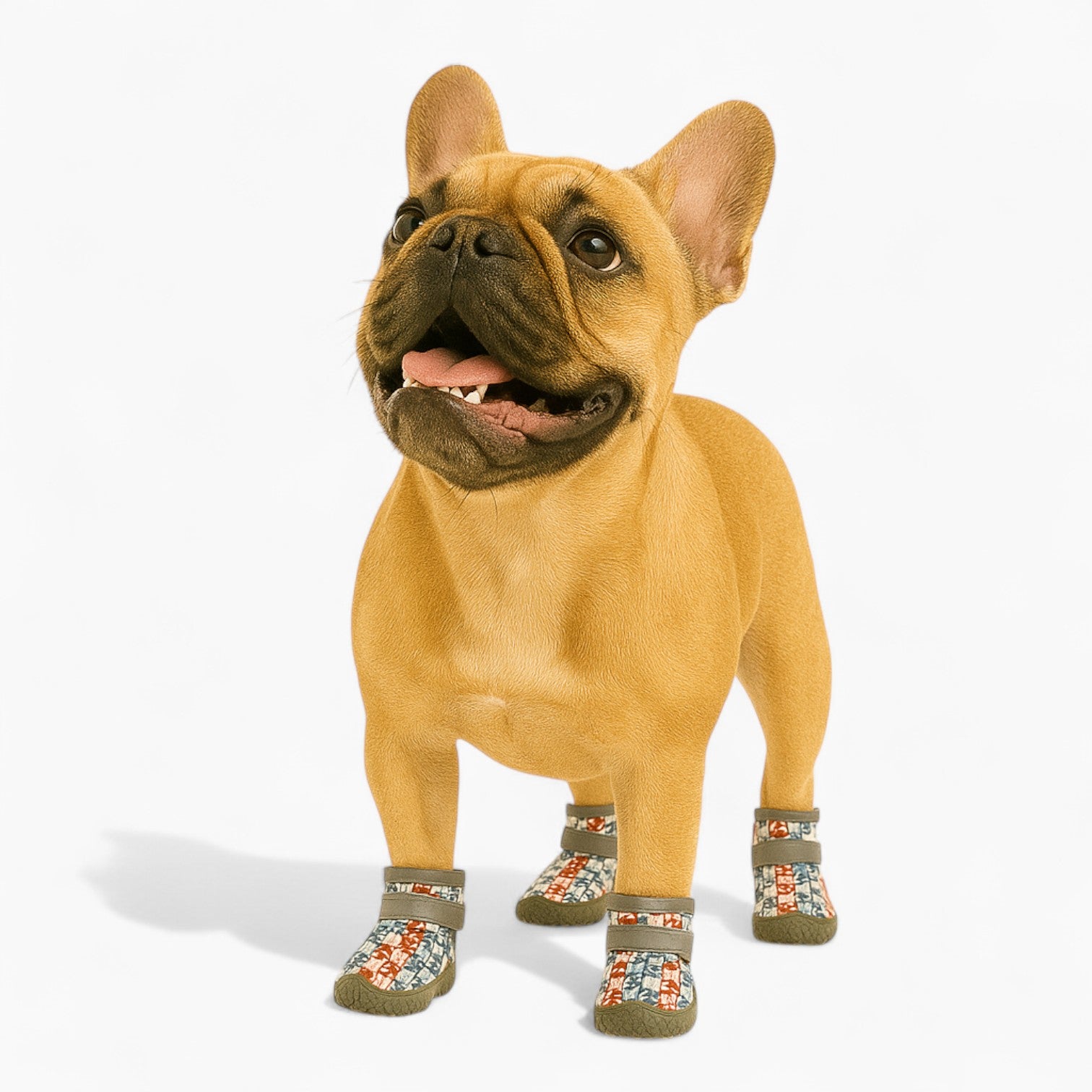 Durable Flexpaw French Bulldog Shoes – Breathable Non-slip Waterproof...