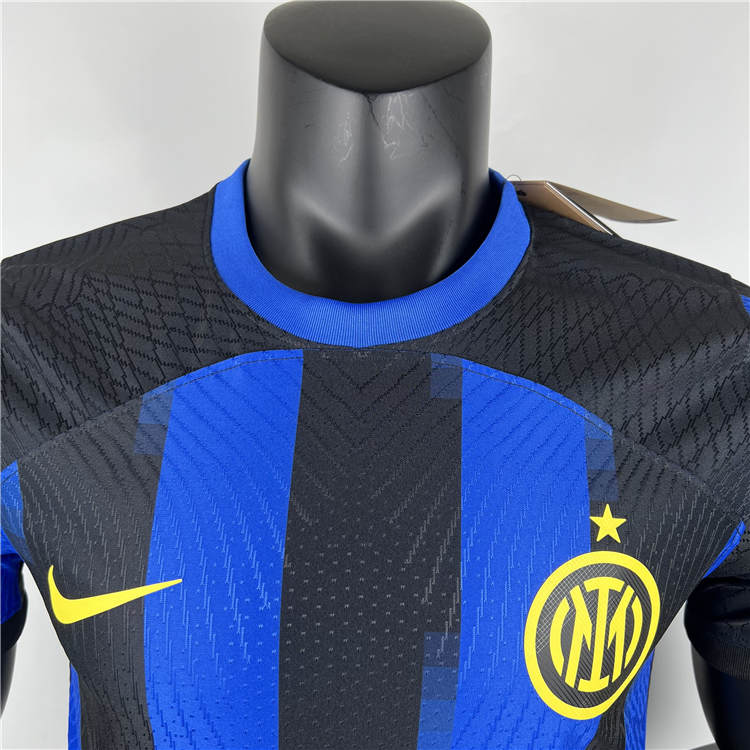 Breathable Inter Milan 2324 Home Blue Soccer Jersey Football Shirt