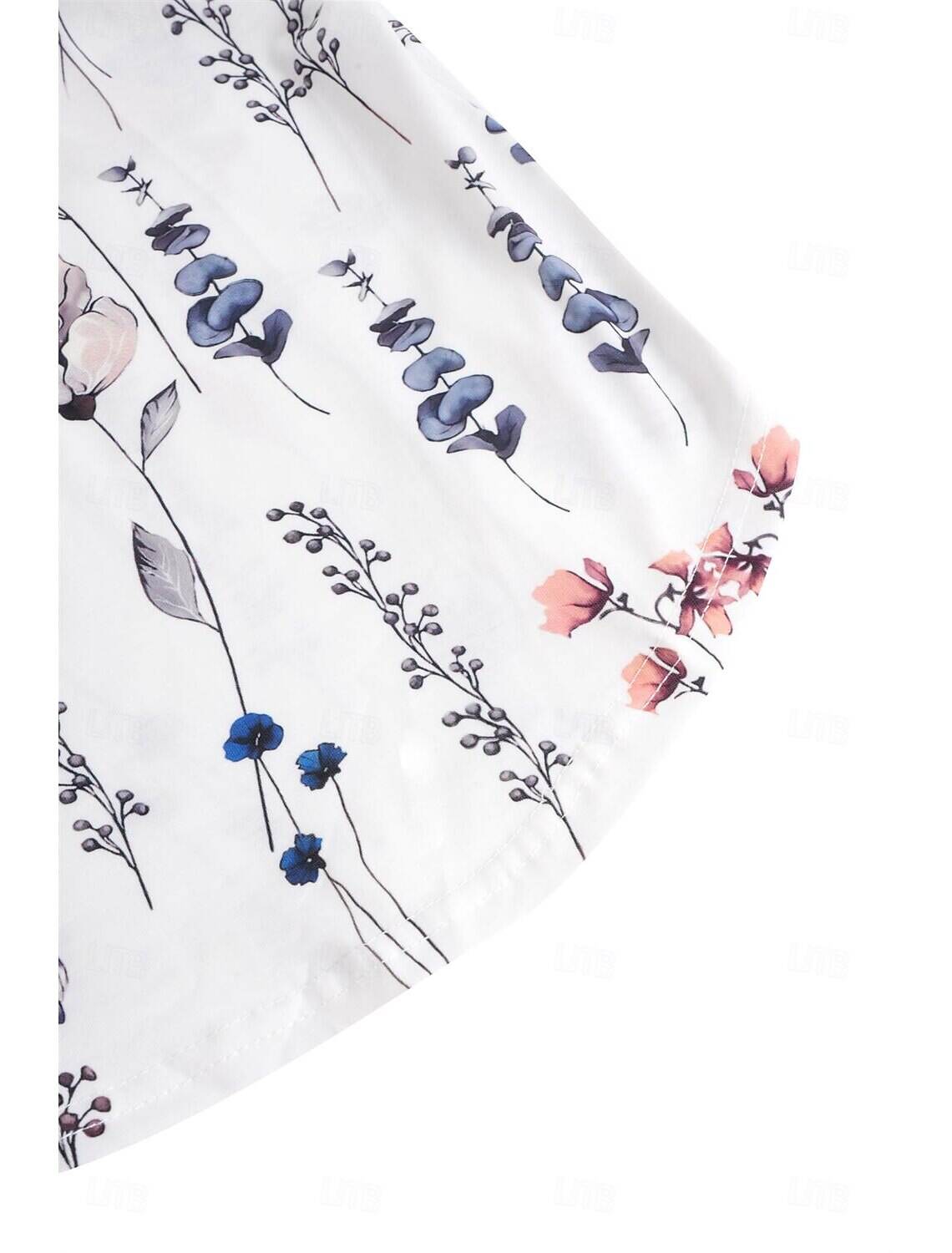 Women's Floral Print Tank Top Pink Blue Sleeveless Adjustable Straps Casual Summer Beachwear Flowy Loose Fit