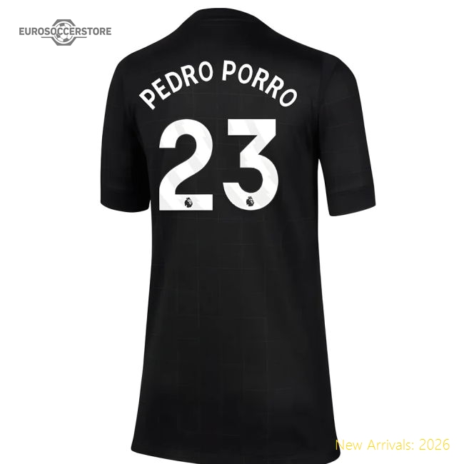2025-2026 Tottenham Hotspur Away Shirt (kids) (pedro Porro 23)