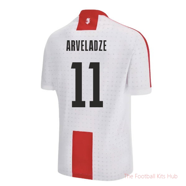 2023-2024 Georgia Home Shirt (ARVELADZE 11)