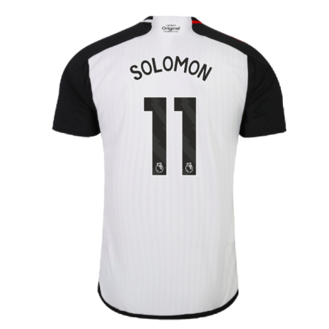Professional Grade Fulham Fulham Home Shirt Solomon #11 New Releas...