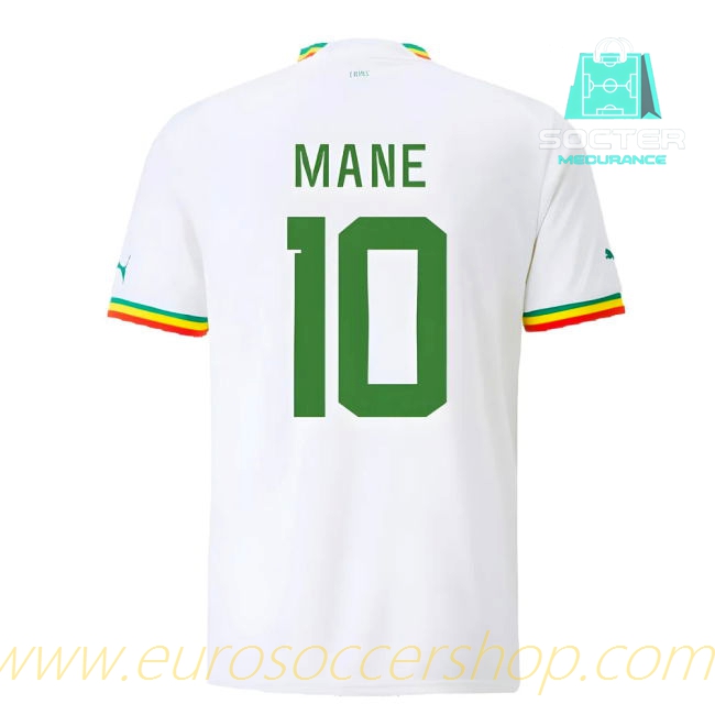Authentic 2022-2023 Senegal Home Football Shirt (MANE 10)