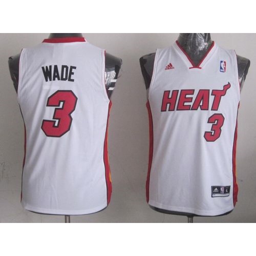Performance Top-Grade Men's MIA #3 Dwyane White Basketball Jersey