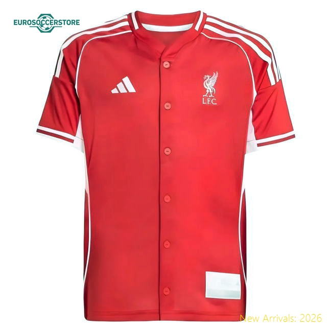 Non-toxic Liverpool Kids Jersey 2025-2026 Performance Fabric