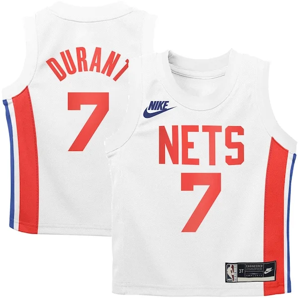 Kevin Durant BKN Swingman Jersey - classic Basketball - White #1