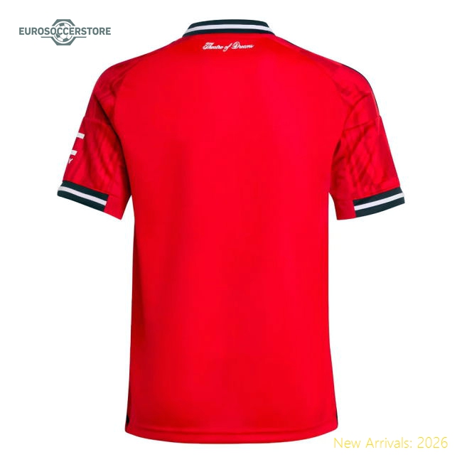 Manchester United Children 2025 Home Jersey Shirt Football Fan For Football Football Fan Game Day Apparel