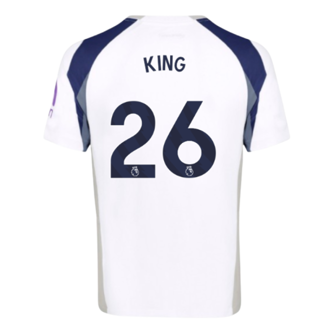 Tottenham Home Soccer Shirt 2025-20 King 26 M S