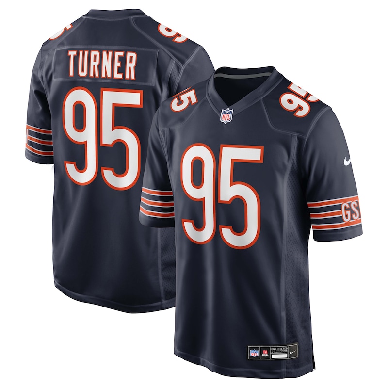 None Shemar Turner CHI Bears Vintage High-Quality Jersey Game Day Wear