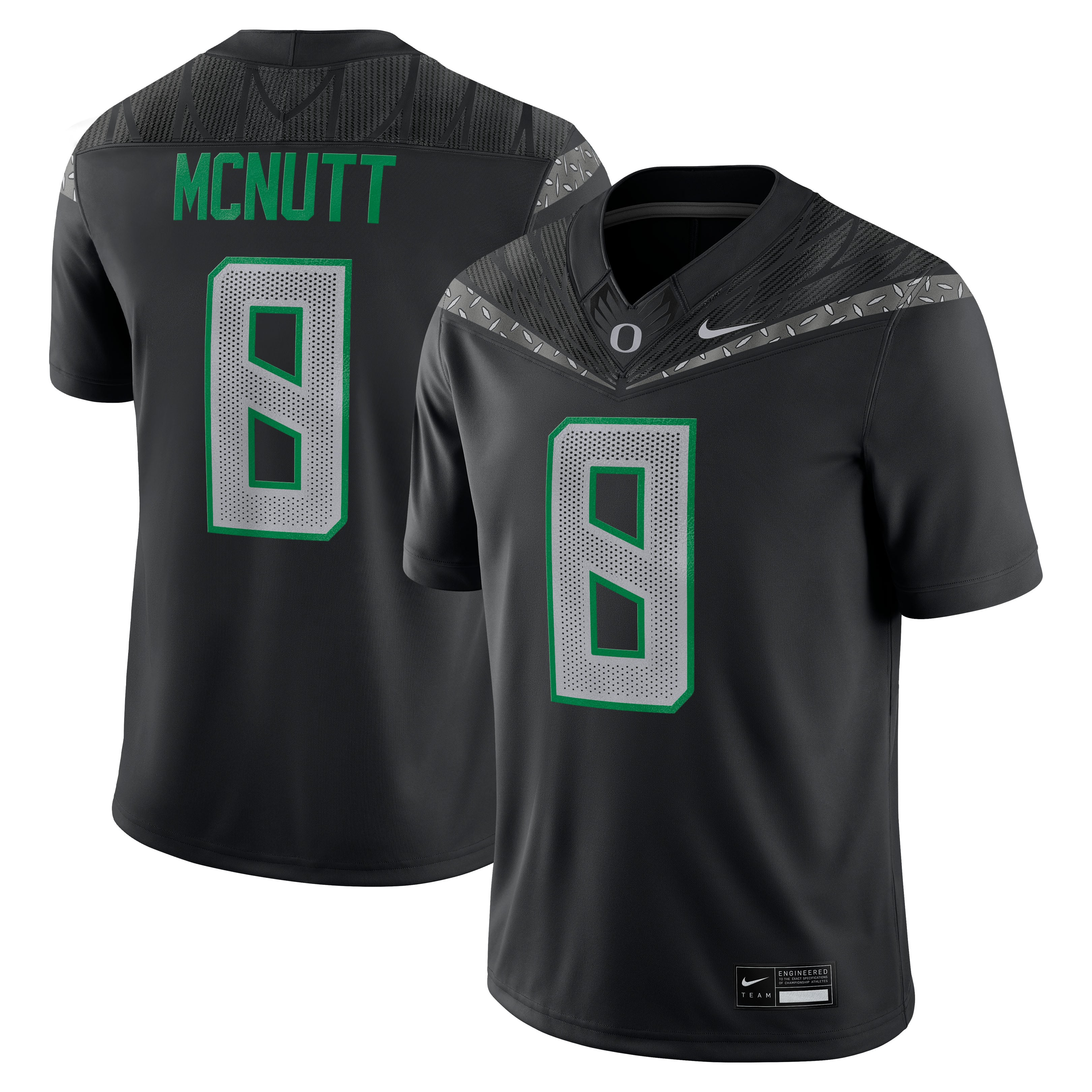 Trey McNutt Oregon Ducks Nike Home Game Jersey - Black