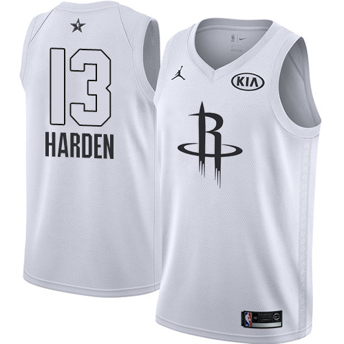 Nike Nuggets White James Harden #13 Jersey - Economical Quality
