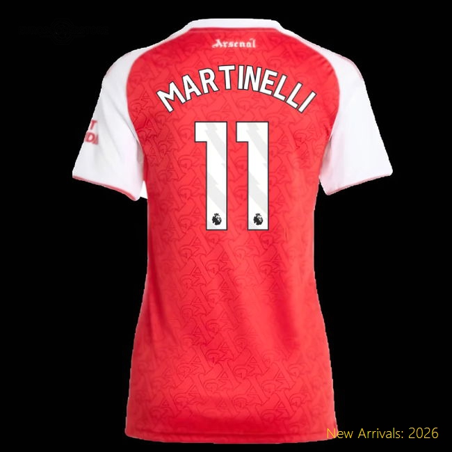 Chic Arsenal Womens Martinelli Jersey 2025-2026 Lightweight
