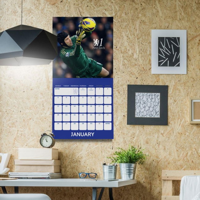Chelsea FC Legends Square Calendar 2026
