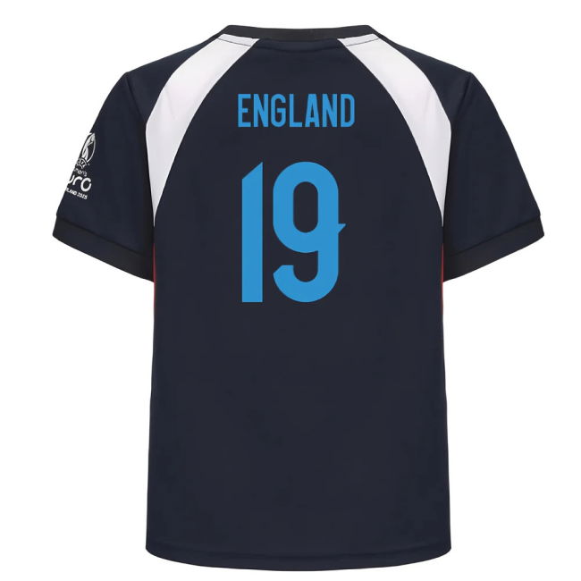 2025 England WEC Poly T-Shirt (Navy) - Kids (ENGLAND 19)