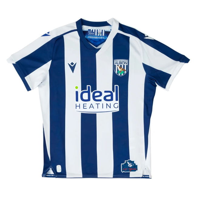 West Brom Home Football Shirt 2025-20 - Heggem 14 M S Kids