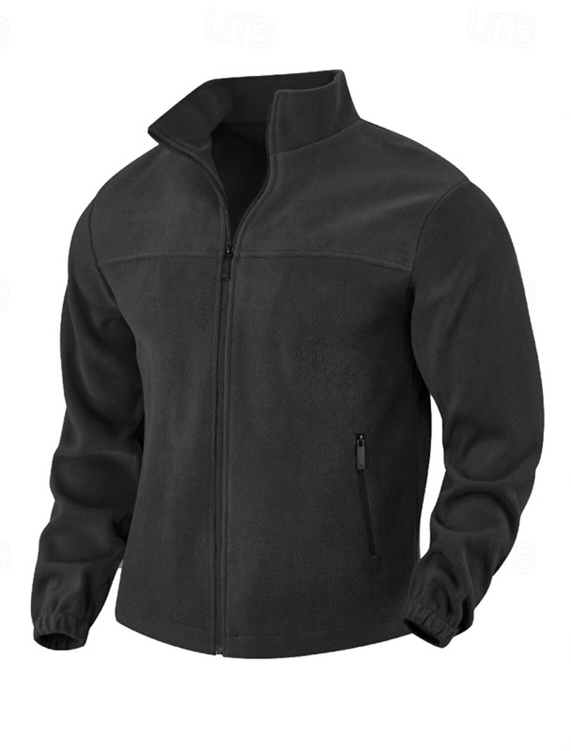 Men's Winter Jacket Fleece Casual Vacation Daily Thermal Warm Pocke #1