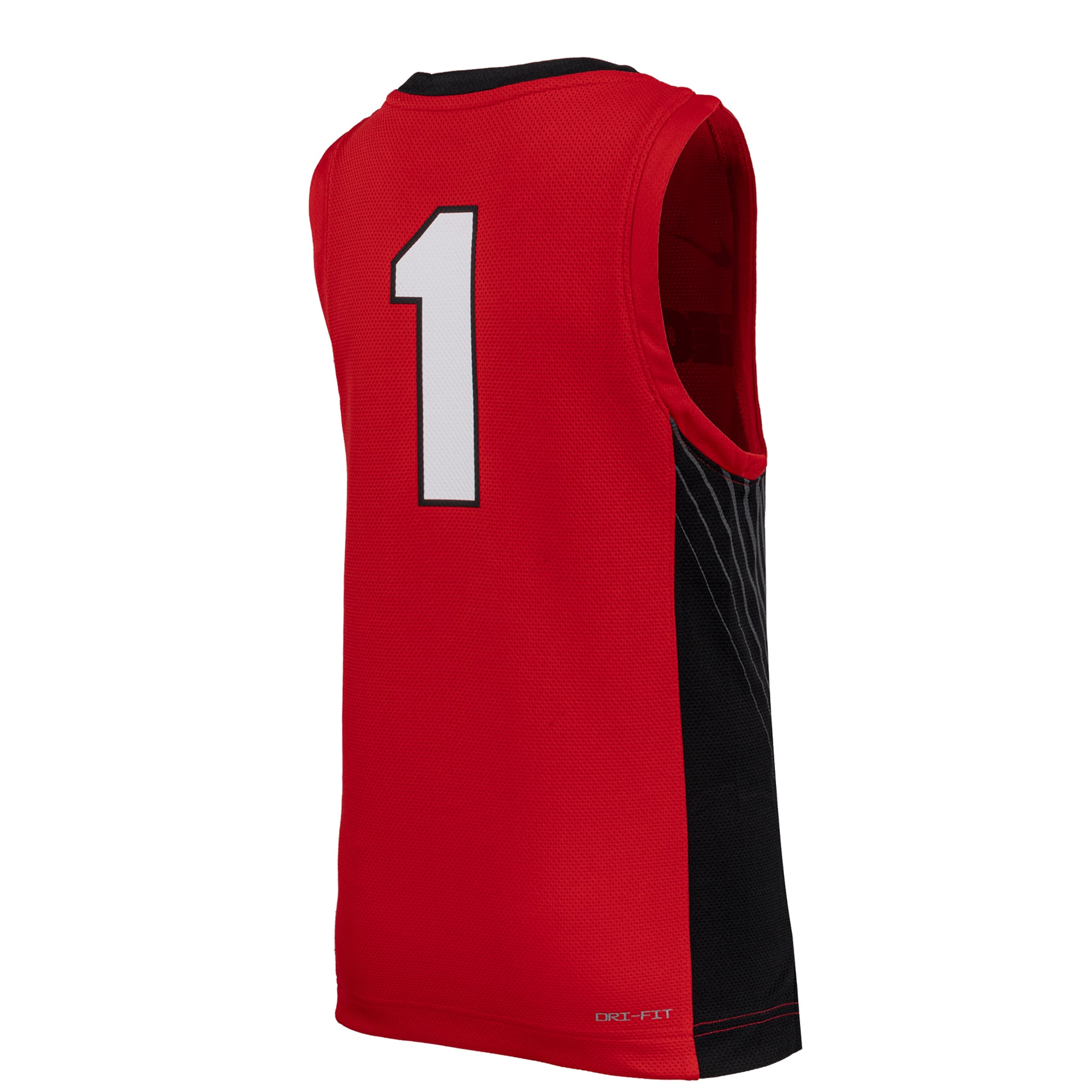 #1 Georgia Bulldogs Nike Youth Replica Basketball Jersey - Red