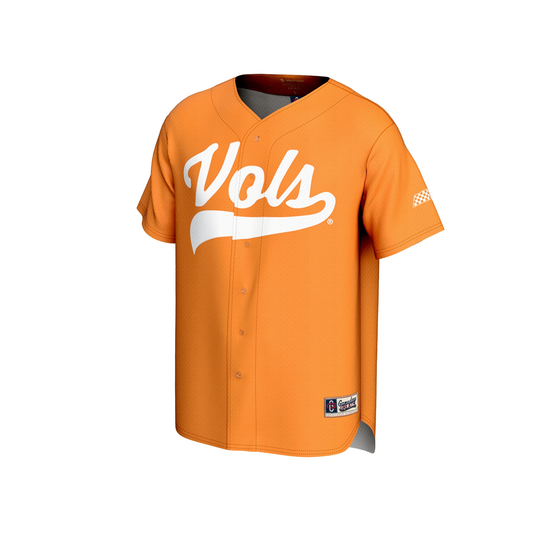[DDG] Tennessee Volunteers GameDay Greats Unisex Lightweight Baseball Fashion Jersey - Tennessee Orange