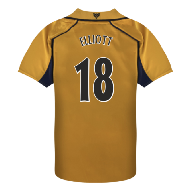 Exceptional Leicester City 2002 Away Retro Shirt (elliott 18)
