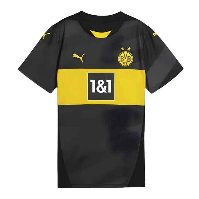 Authentic 2024-2025 Borussia Dortmund Away With Retro Design