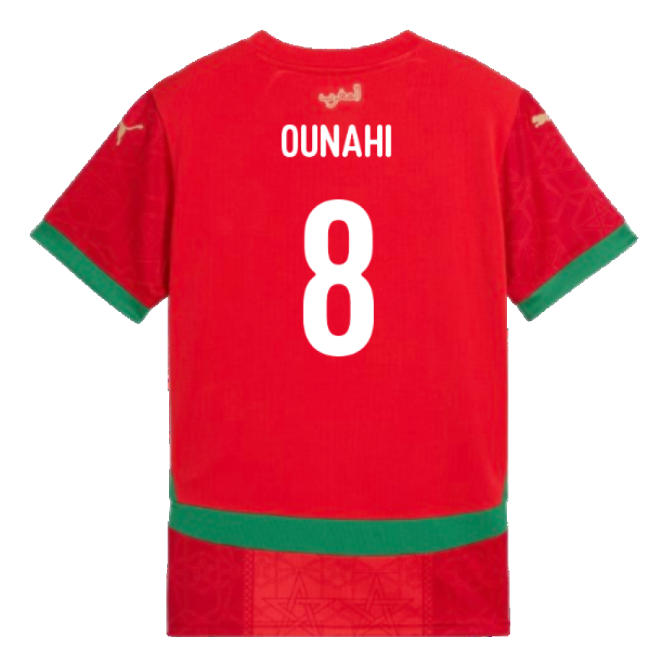 2024-2025 Atlas Lions First Jersey (kids) (ounahi 8) - Premium Collection