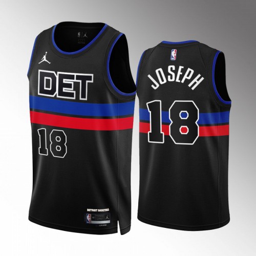 Black LAC Detroit Pistons #18 Professional Jersey Basketball Jersey