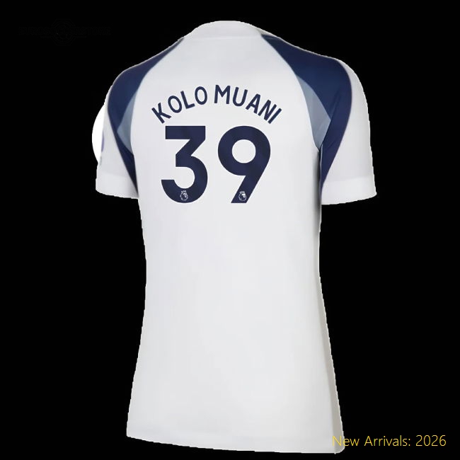 2025-2026 Team Womens Exclusive Kolo Muani Jersey Smart Fabric