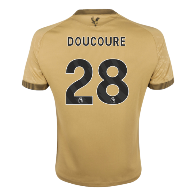 Moisture-Wicking 2025-2026 CRY Third Match-Grade Doucoure 28 Adul#132