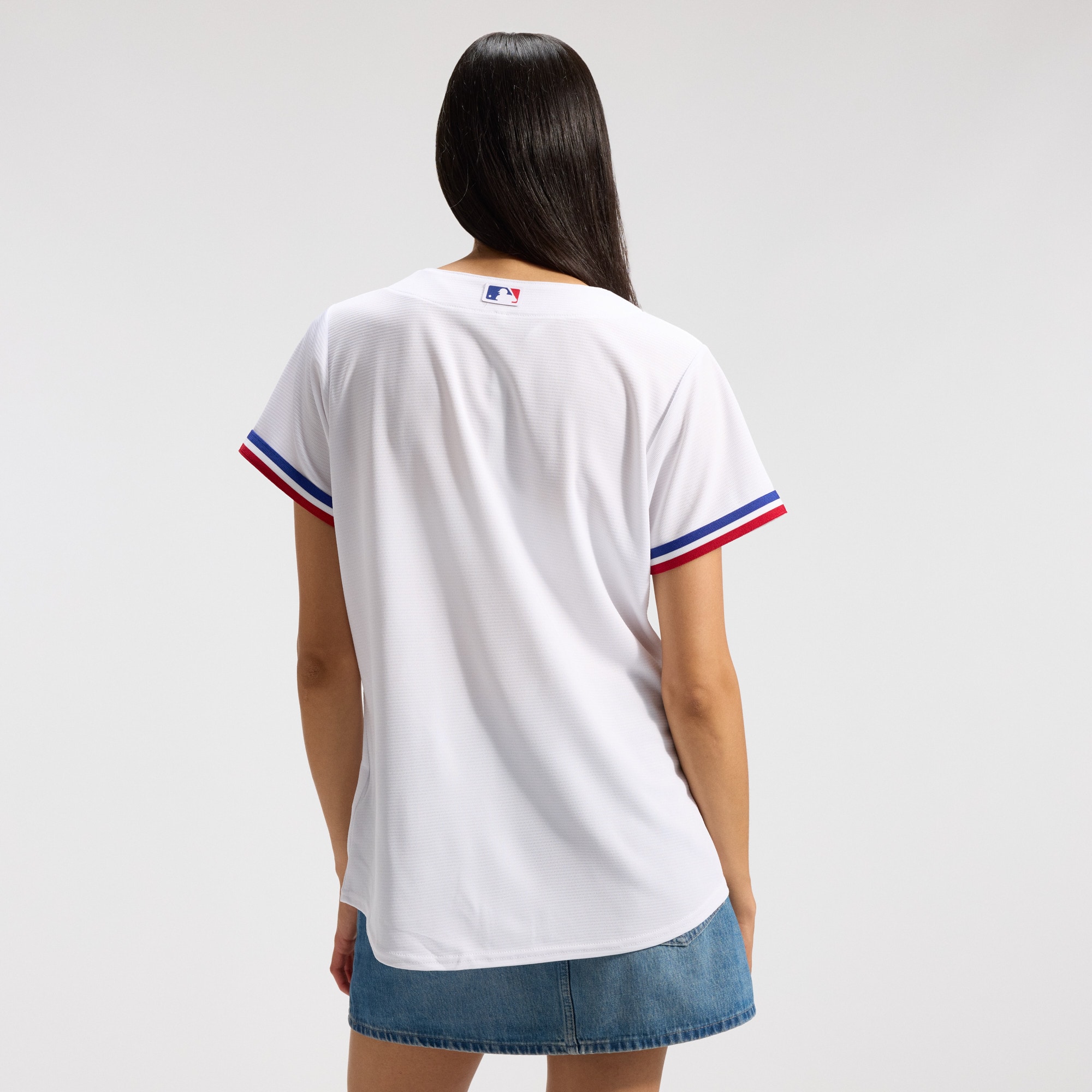 [LK] Texas Rangers Women's Home Replica Team Jersey - White