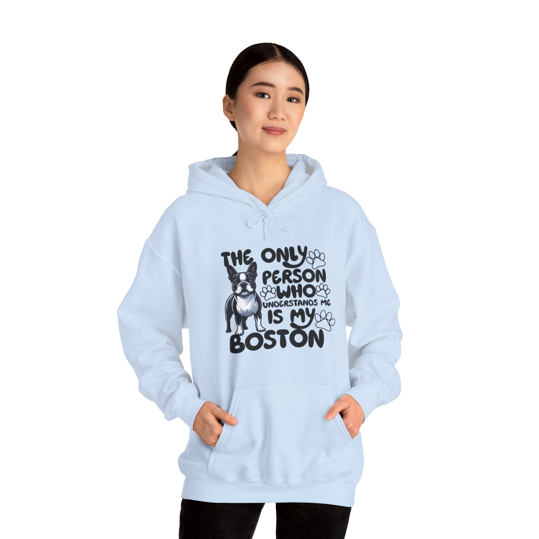 Bones - Durable Unisex Hoodie For Boston Terrier Lovers Casual Wear