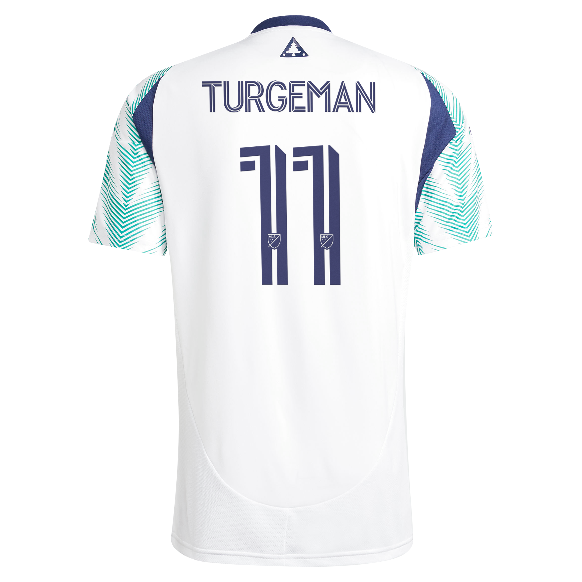 [SJH] Dor Turgeman New England Revolution 2025 Eastern White Pine X Flag of New England Replica Jersey - White