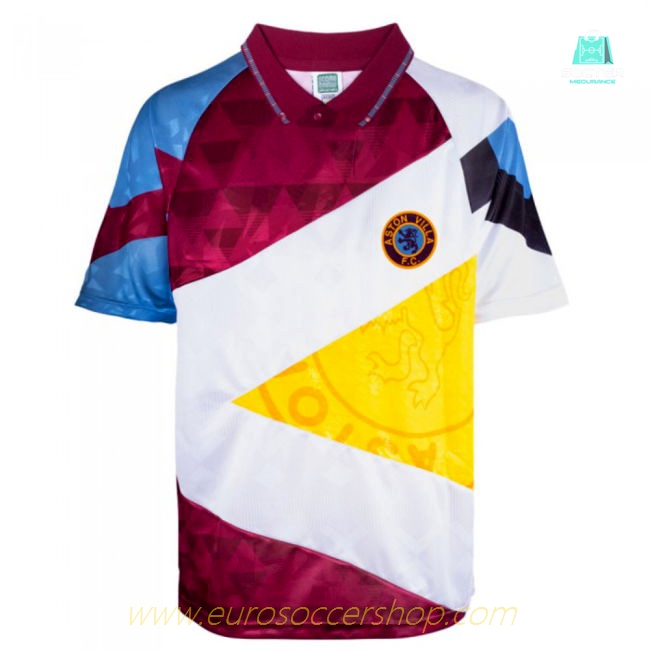 Aston Villa 1990 Mash Up Retro Football Shirt