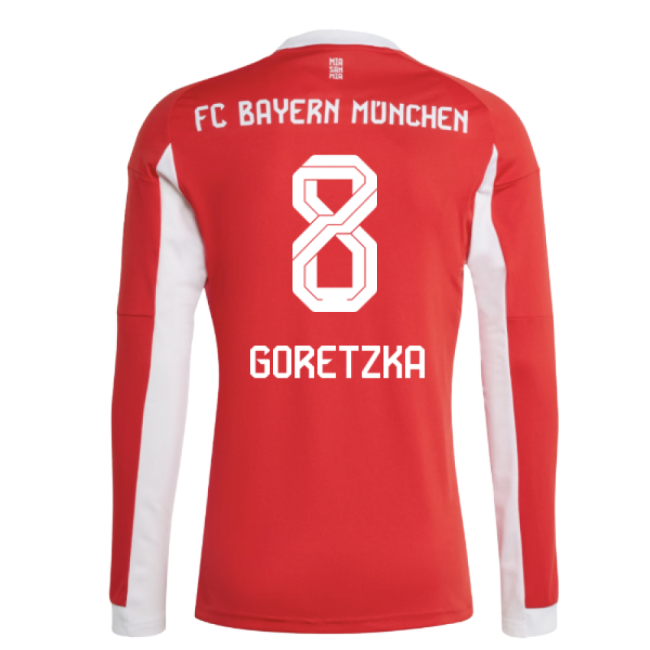2025-2026 Bayern Home Shirt (Goretzka 8) Reinforced Seams