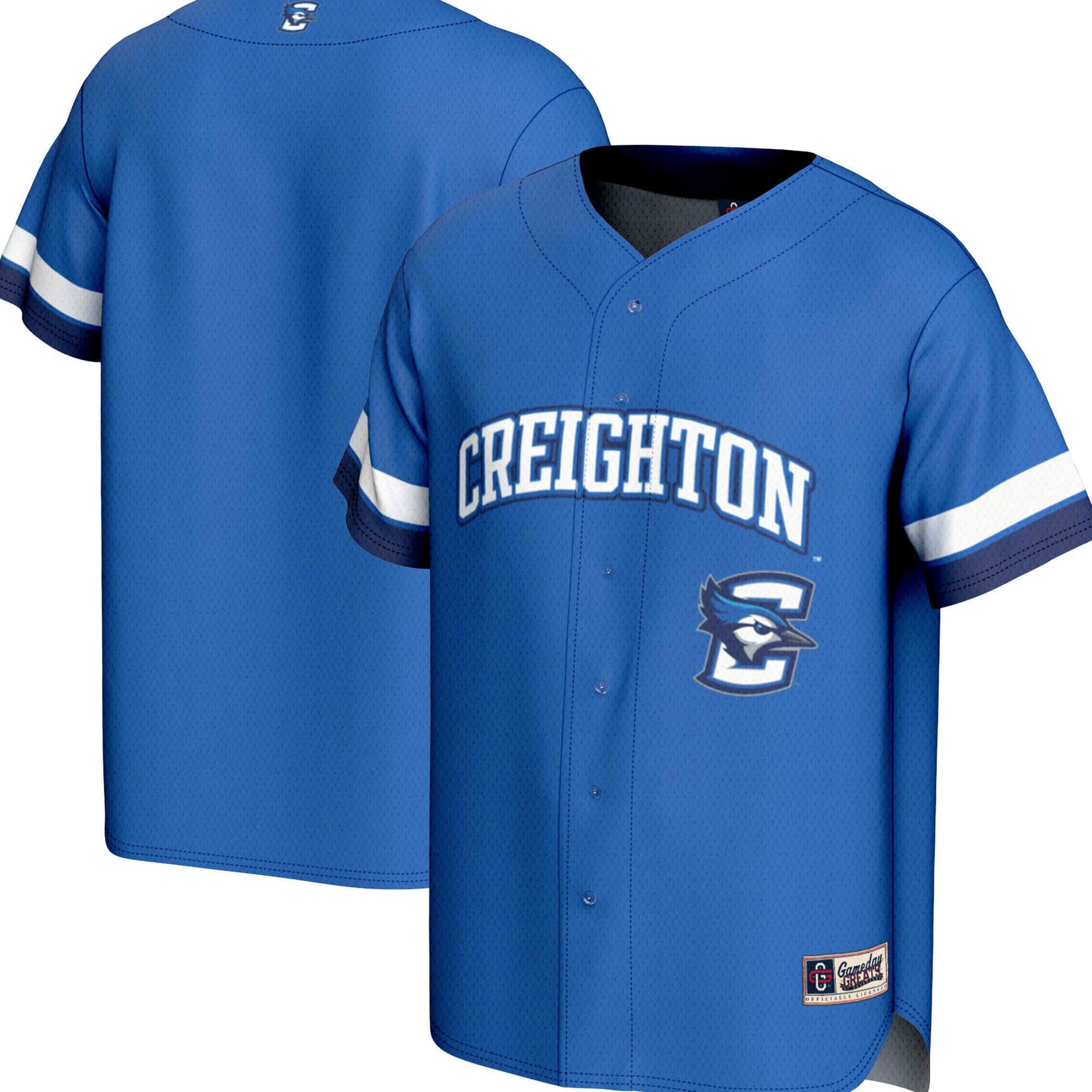 [NJP] Creighton Bluejays GameDay Greats Spirit Baseball Jersey - Blue