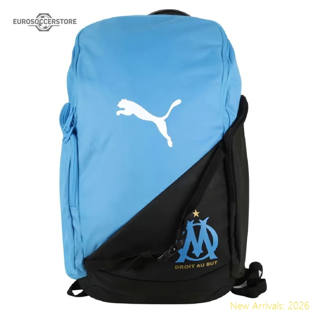Professional-Grade 2019-2020 Olympique Marseille Puma Backpack (Blue)