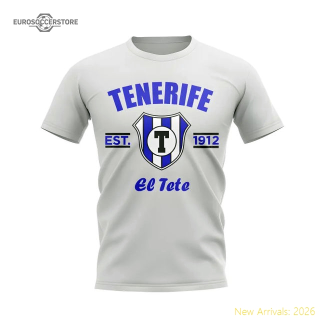 Authentic Tenerife Established Football T-Shirt (White)