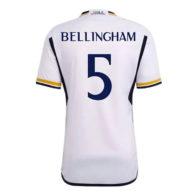 Real Madrid Club Sophisticated Home Soccer Jersey