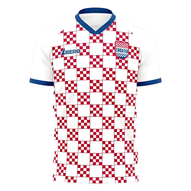 Player Issue Style Croatia Top Level Home Player Jersey