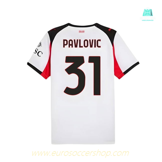 2025-2026 AC Milan Away Shirt (Pavlovic 31)
