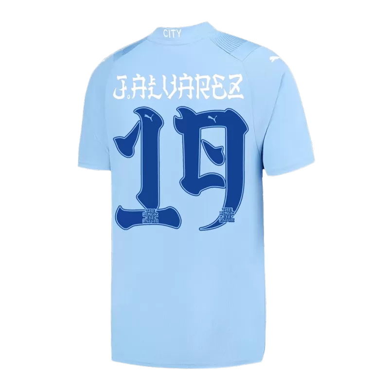 J.ALVAREZ's 19 Home Jersey for Manchester City's Japanese Tour during the 23-24 season.