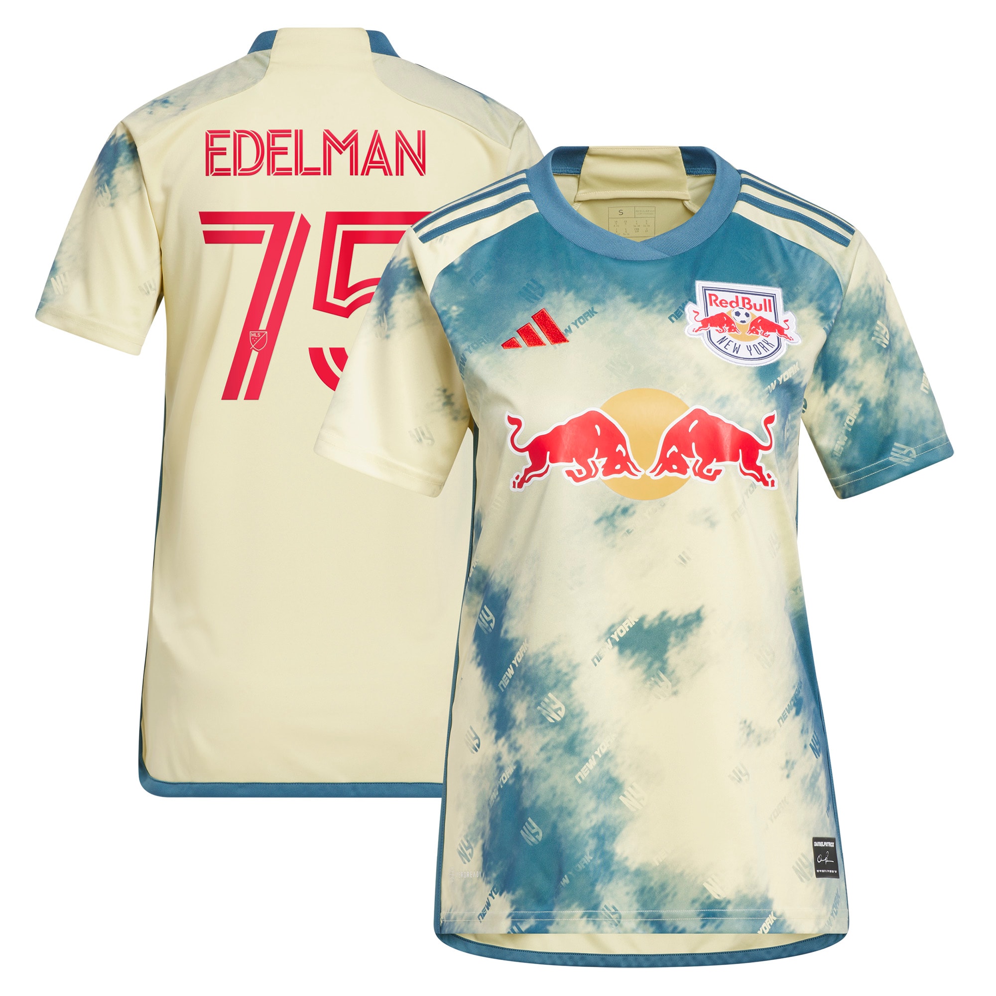 [JED] Daniel Edelman New York Red Bulls Women's 2023 Daniel Patrick Kit Replica Jersey - Yellow