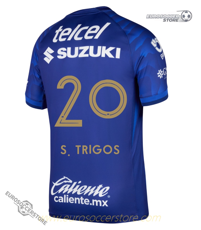 Pumas UNAM 25-26 Season Away S. TRIGOS Number 20 Football Jersey