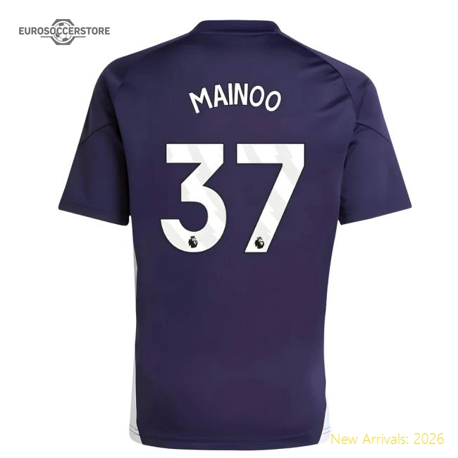 2025-2026 Man Utd Kids Premium Mainoo Jersey Climacool Dri-fit