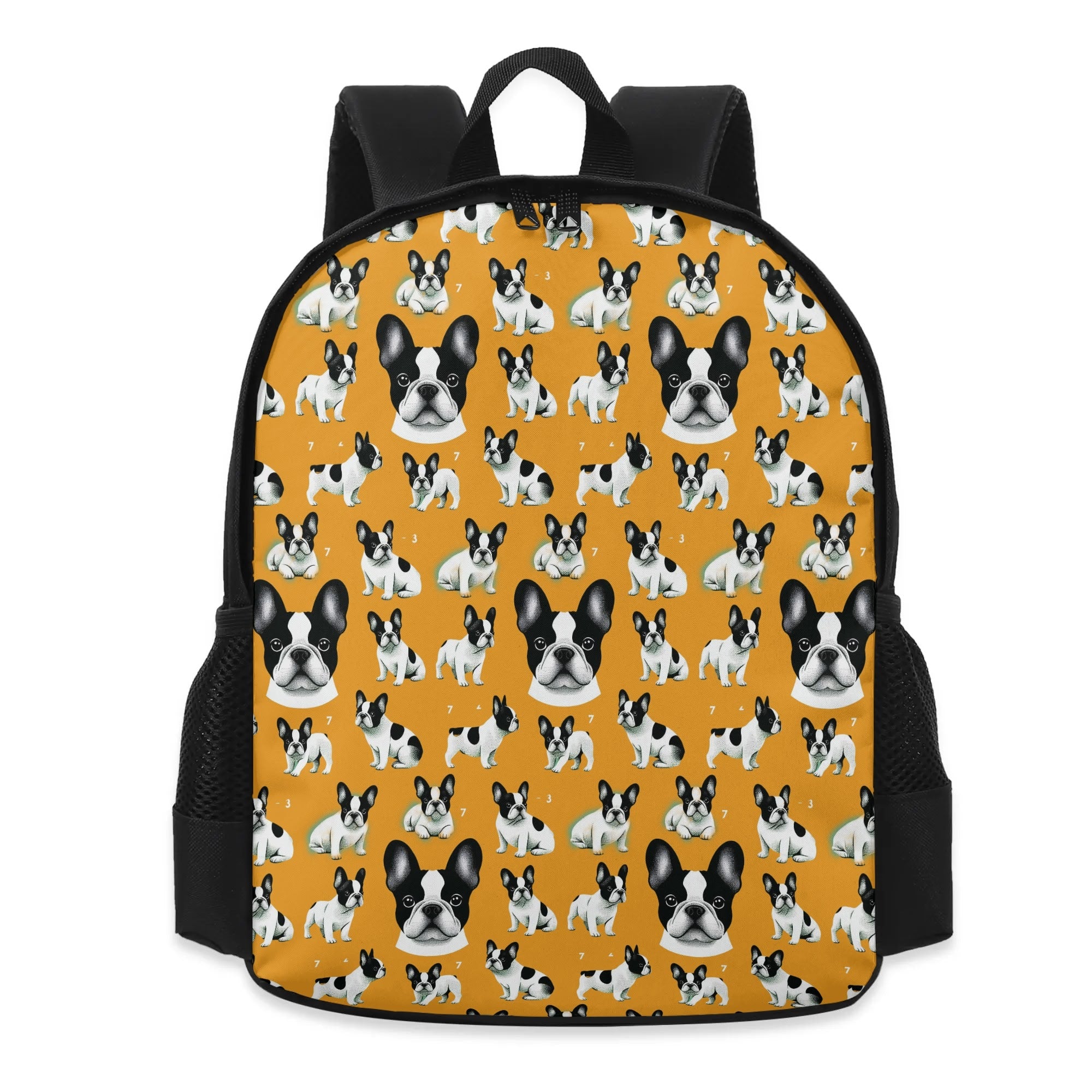 French Bulldog Bailey Kids School Backpack Cute Frenchie Essential