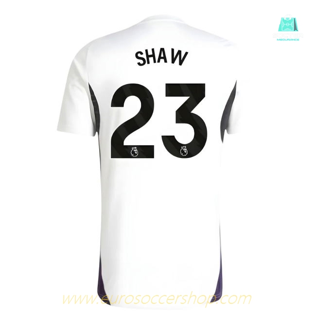 2025-2026 Man Utd Training Jersey (White) (Shaw 23)