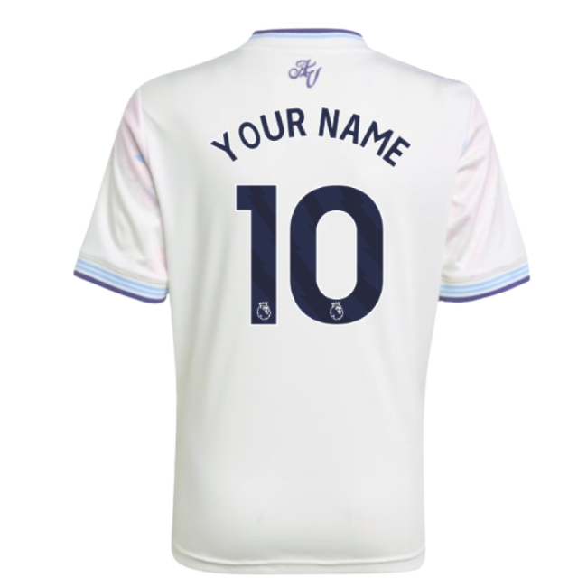 Official 2025-2026 Aston Villa Third Shirt - Kids (your Name)