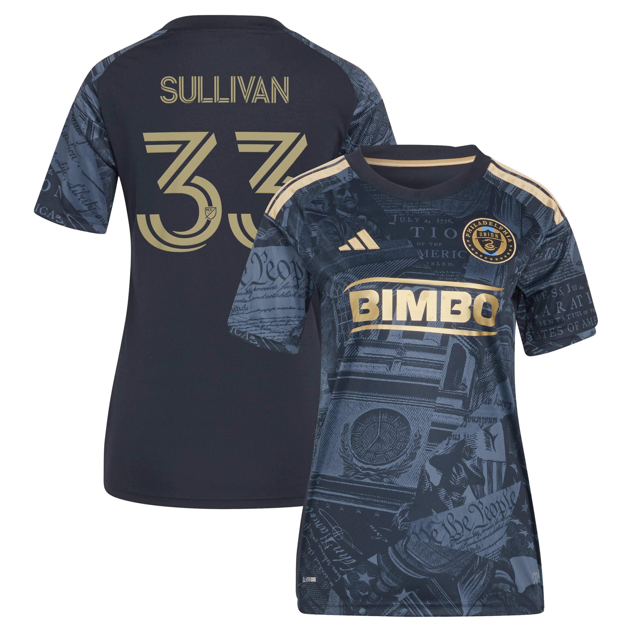 [LK] Youth Quinn Sullivan Philadelphia Union Women's 2026 1776 Kit Replica Jersey - Navy